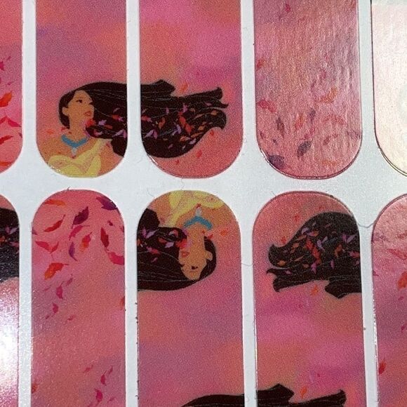 Jamberry nail wraps 2 sheets Pocohantas “Noble Princess” “Colors of the … - Picture 5 of 8